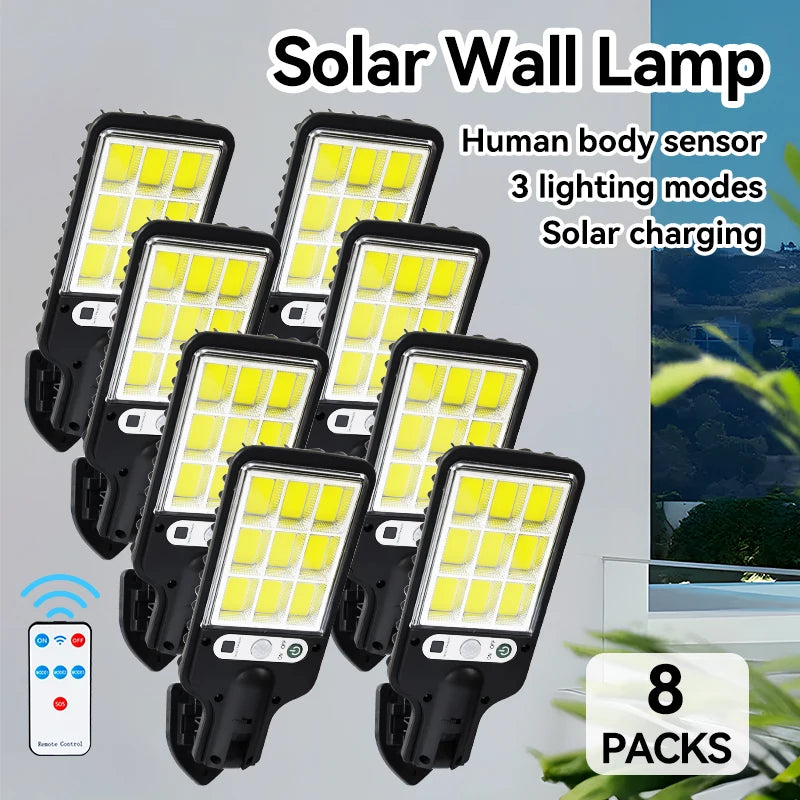 Outdoor Solar Motion Sensor Garden Lights for Courtyards and Garages