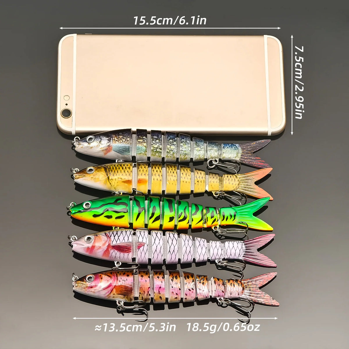 ANFS Jointed Sinking Swimbait Fishing Lures With Realistic Design