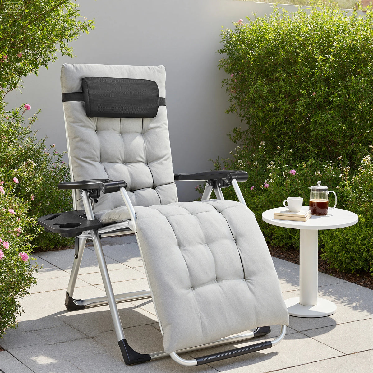 JHK Zero Gravity Recliner Lounge Chair With Adjustable Pillow