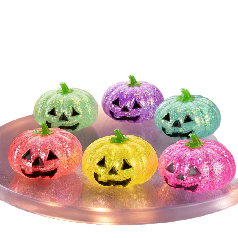 Halloween Pumpkin Squishy Toy Slow Rebound Stress Relief Ball Fidget