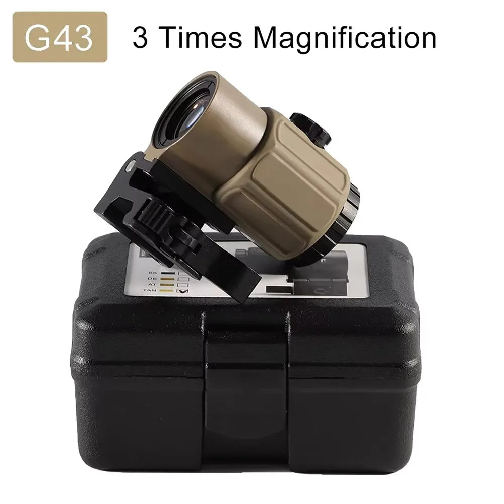 Bestsight G33 Side Switch 3X Magnifier Scope With Quick Detach Mount