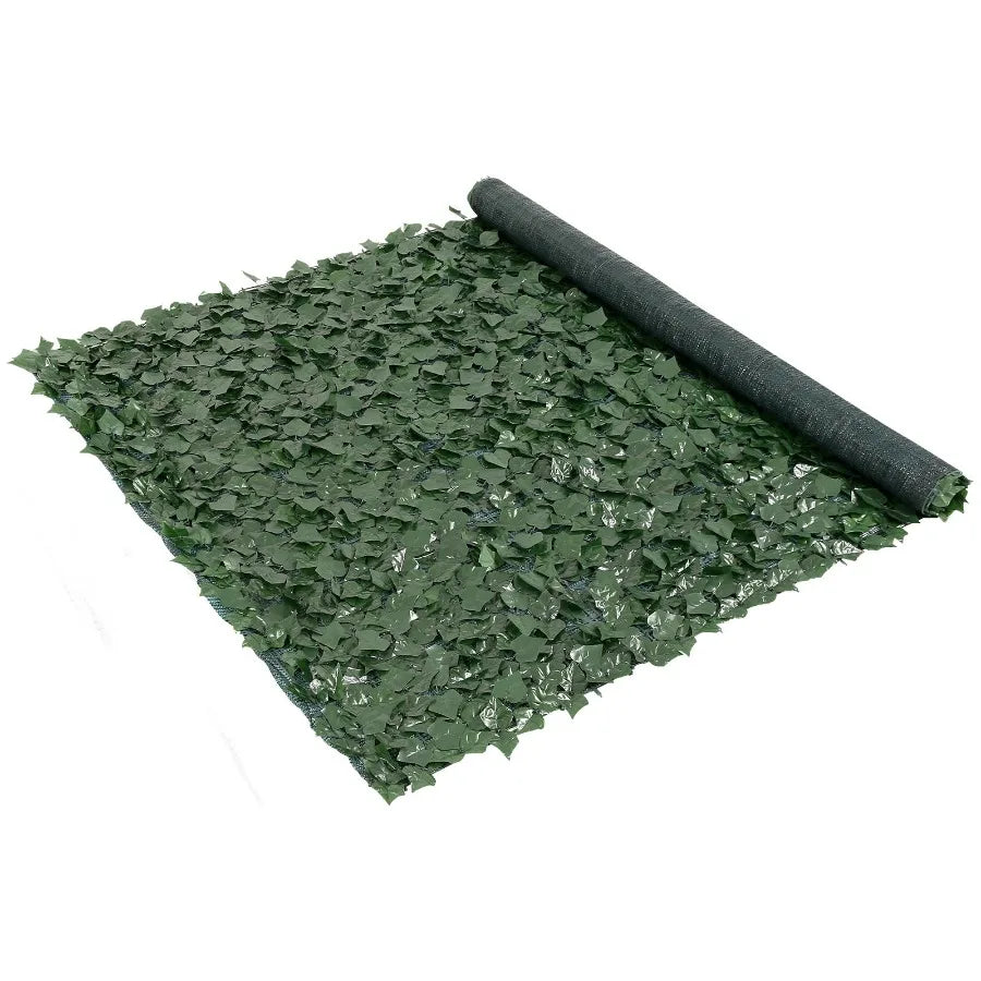 Ivy Privacy Fence 59 x 98 in Artificial Green Wall Screen Greenery Ivy Fence with Mesh Cloth Backing and Strengthened Joint Fau