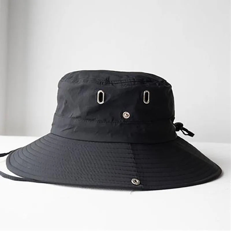 UV Protection Sun Hat With Neck Flap For Fishing Hiking Outdoors