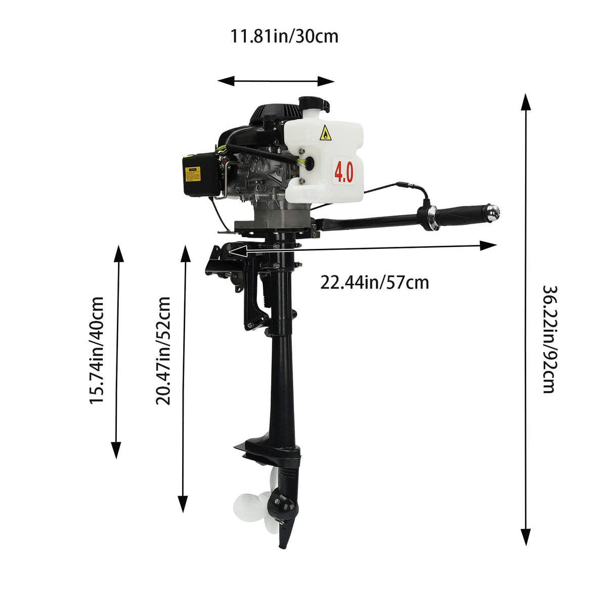 Air Cooled Four Stroke Outboard Motor for Fishing Boats