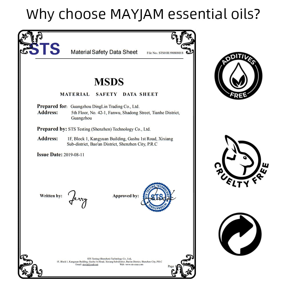 MAYJAM Essential Oils for Diffusers, Humidifiers, and Home Fragrance