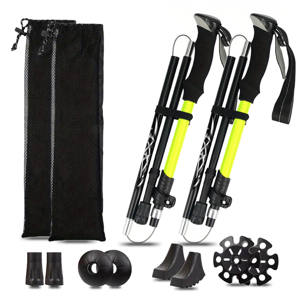 Ultralight Aluminum Folding Trekking Pole For Hiking And Walking