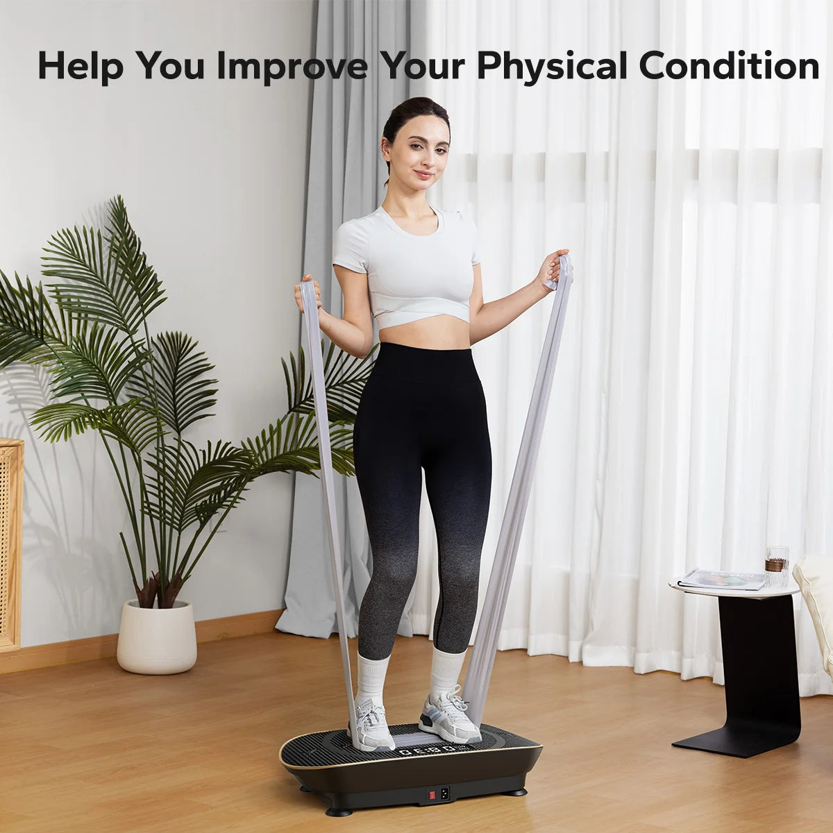 Merach Vibration Plate Exercise Machine For Whole Body Fitness Workout
