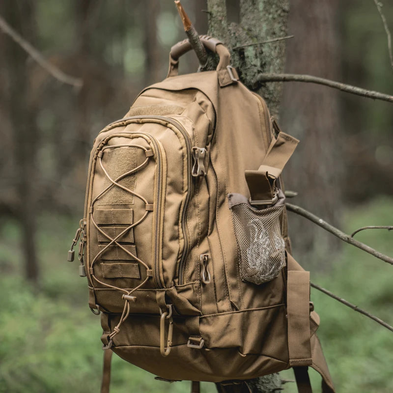 LQARMY Durable Nylon Tactical Backpack For Hiking And Camping