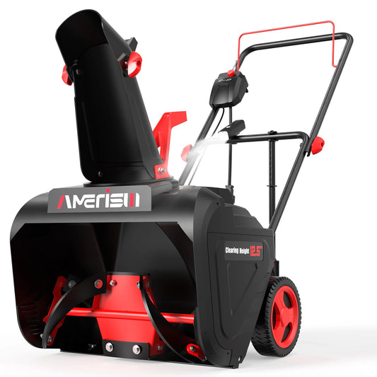 PowerSmart Electric Snow Thrower With LED Light And Chute