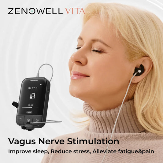 ZENO WELL Vagus Nerve Stimulator For Deep Sleep And Anxiety Relief