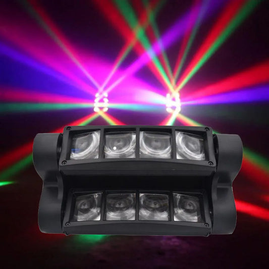 Gvt Mini Led Rgbw Portable Moving Head Spider Stage Light