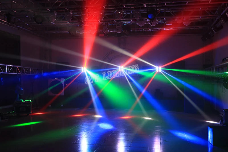 Gvt Mini Led Rgbw Portable Moving Head Spider Stage Light