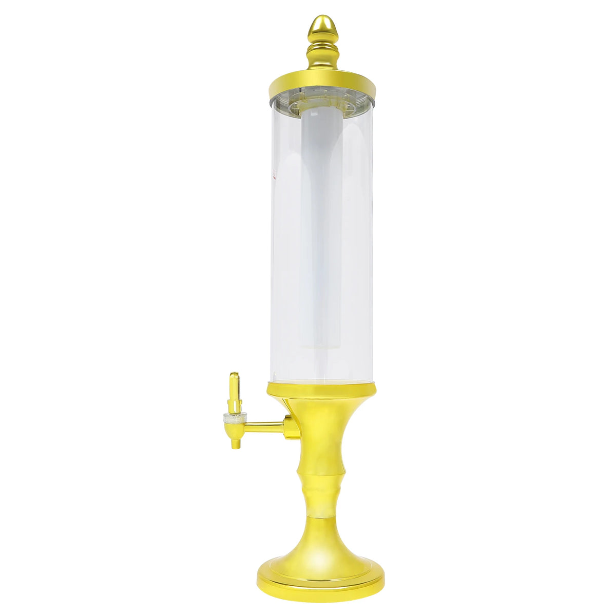 3L Beer Tower Dispenser ABS Tabletop Beer Dispensers with Light for Liquor and Juice Parties Pubs Restaurants