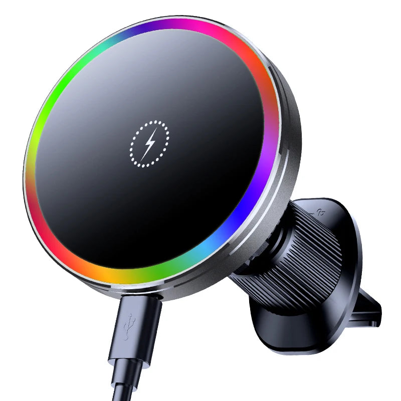 Charger Magnetic Car Vent Mount Wireless Fast Charging Phone Holder