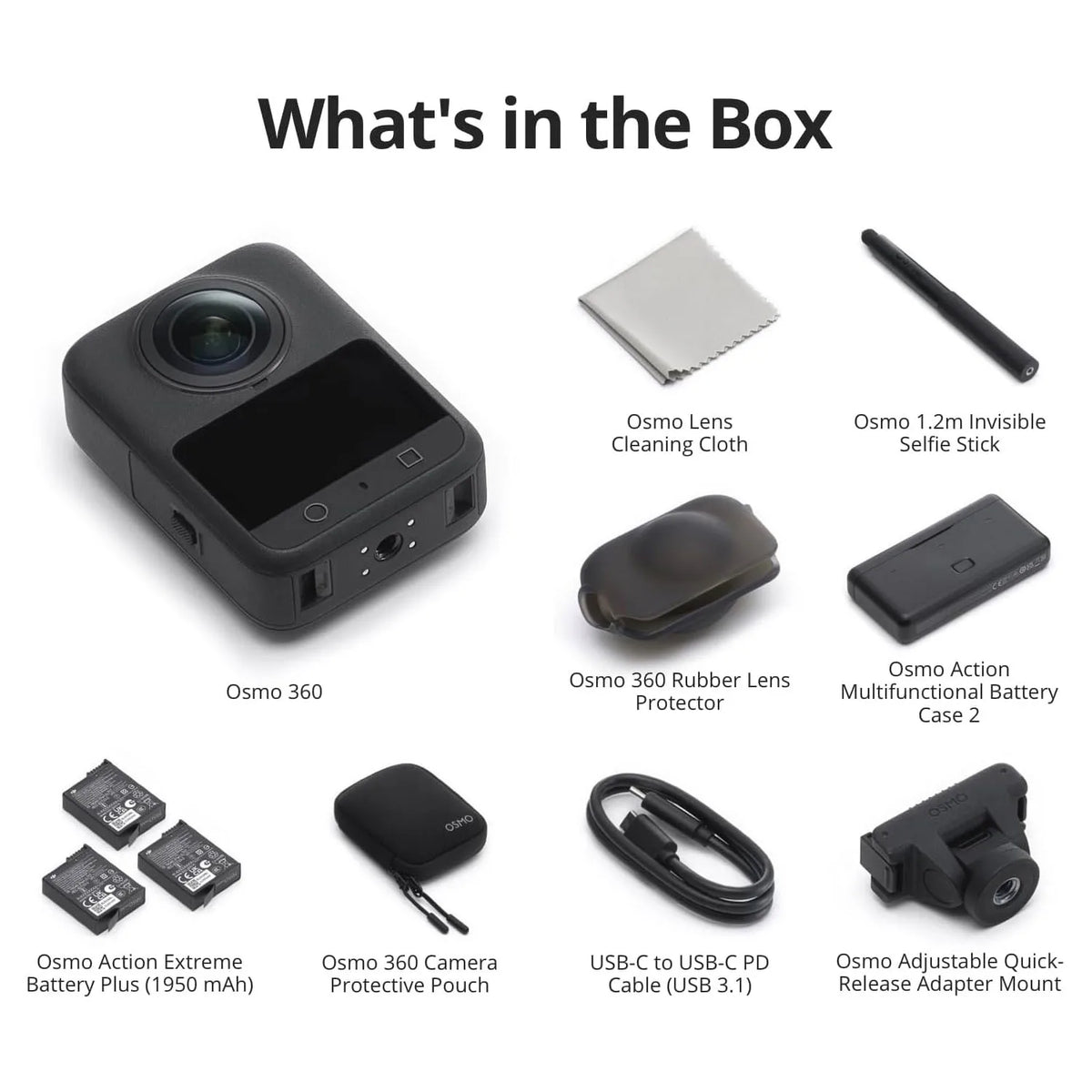 DJI Osmo 360 Camera With 8K Video And 120MP Photos