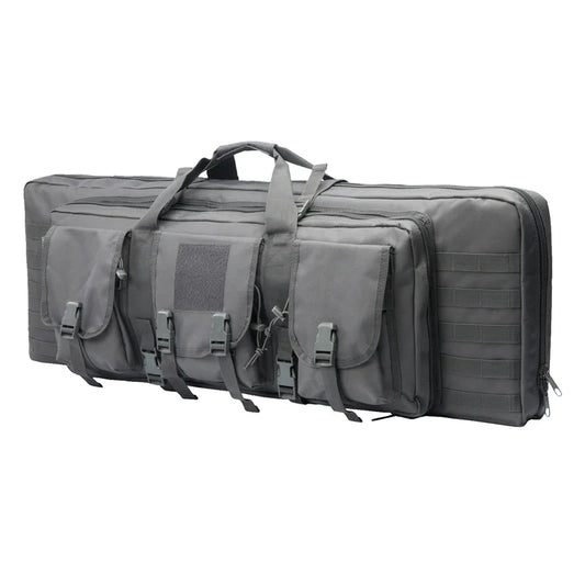 LQARMY Tactical Double Rifle Case Molle Hunting Airsoft Gun Bag
