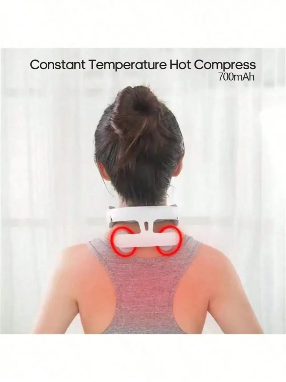 Portable Rechargeable Electric Neck And Shoulder Massager For Daily Relief