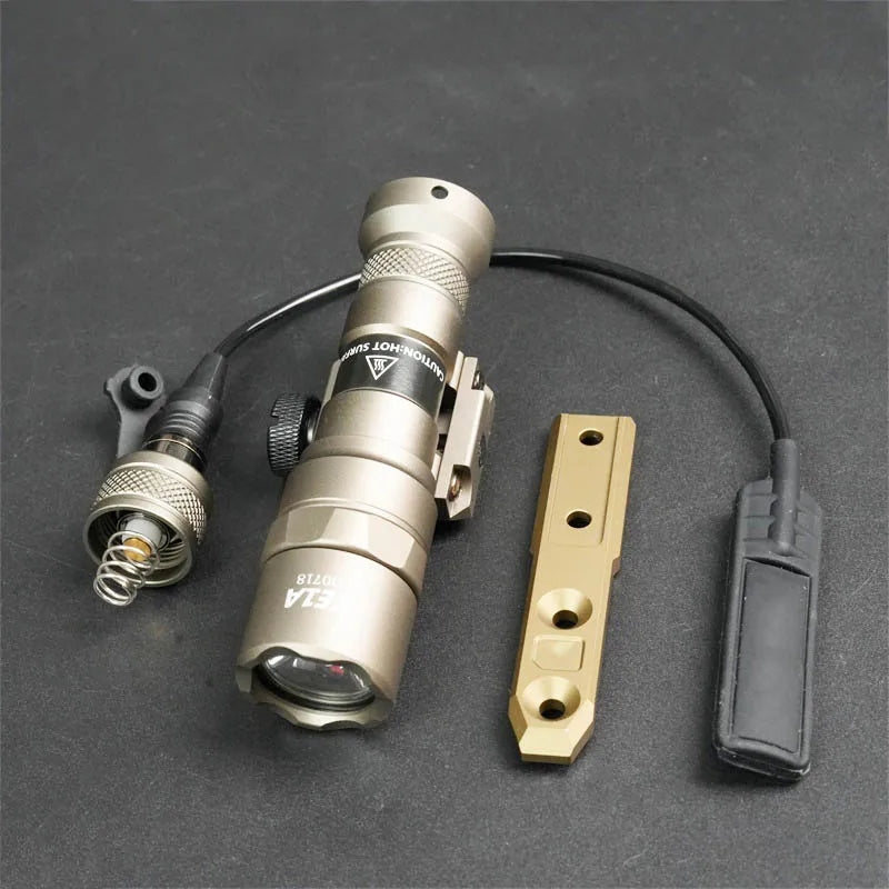 SF M600B M600C Tactical M600 M300 Surefi Flashlight M-system/20MM Rail Install Gun Light Airsoft Hunting Gear Lamp Set