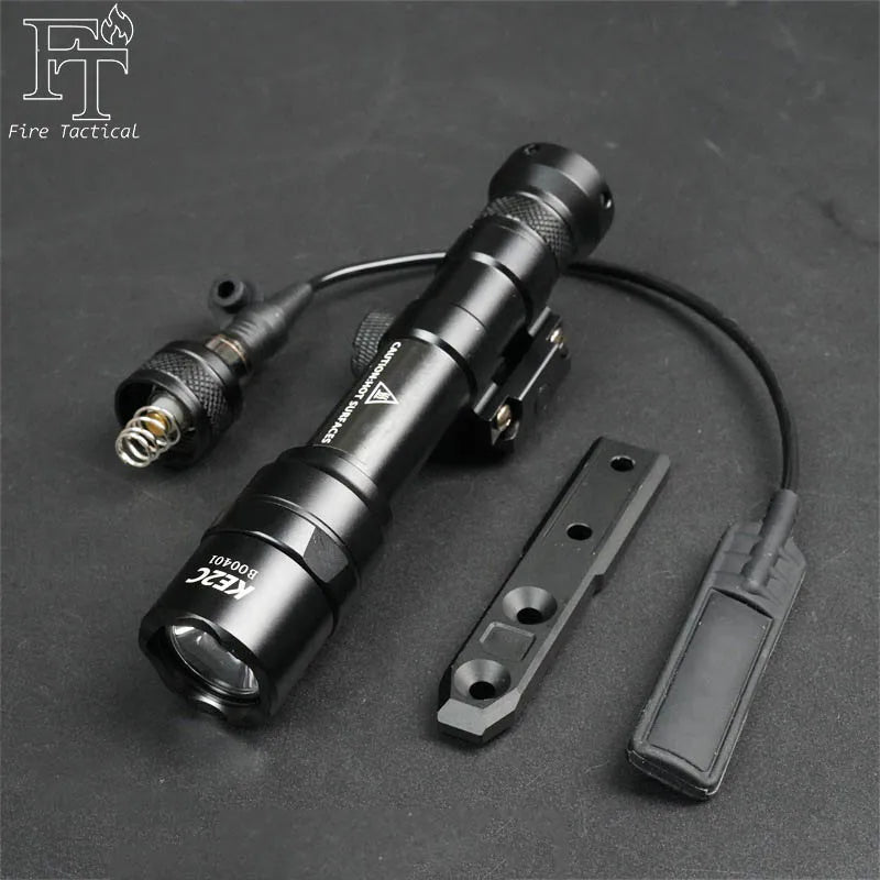 SF M600B M600C Tactical M600 M300 Surefi Flashlight M-system/20MM Rail Install Gun Light Airsoft Hunting Gear Lamp Set