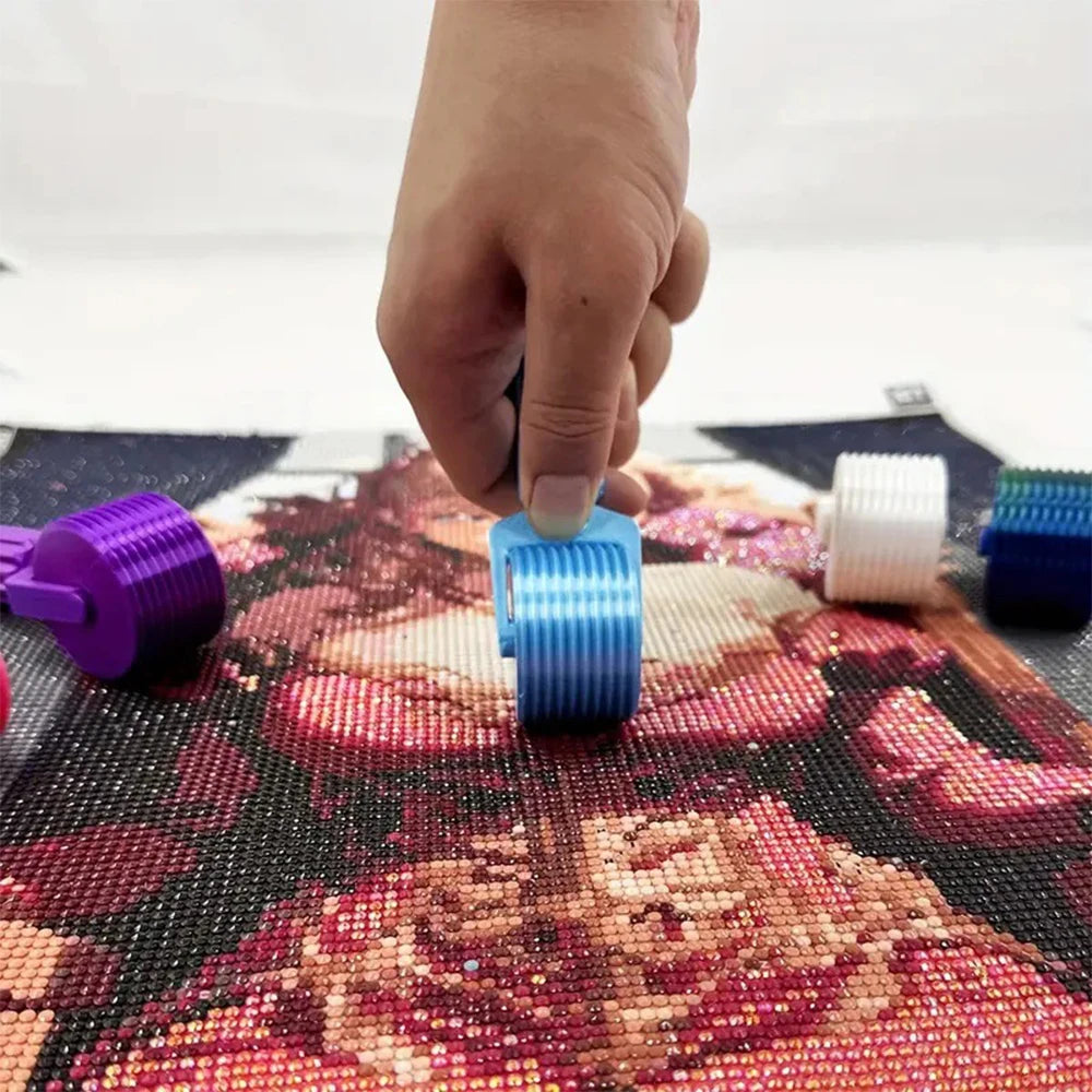 Detachable Diamond Painting Roller Tool for Bead Alignment and Fixing