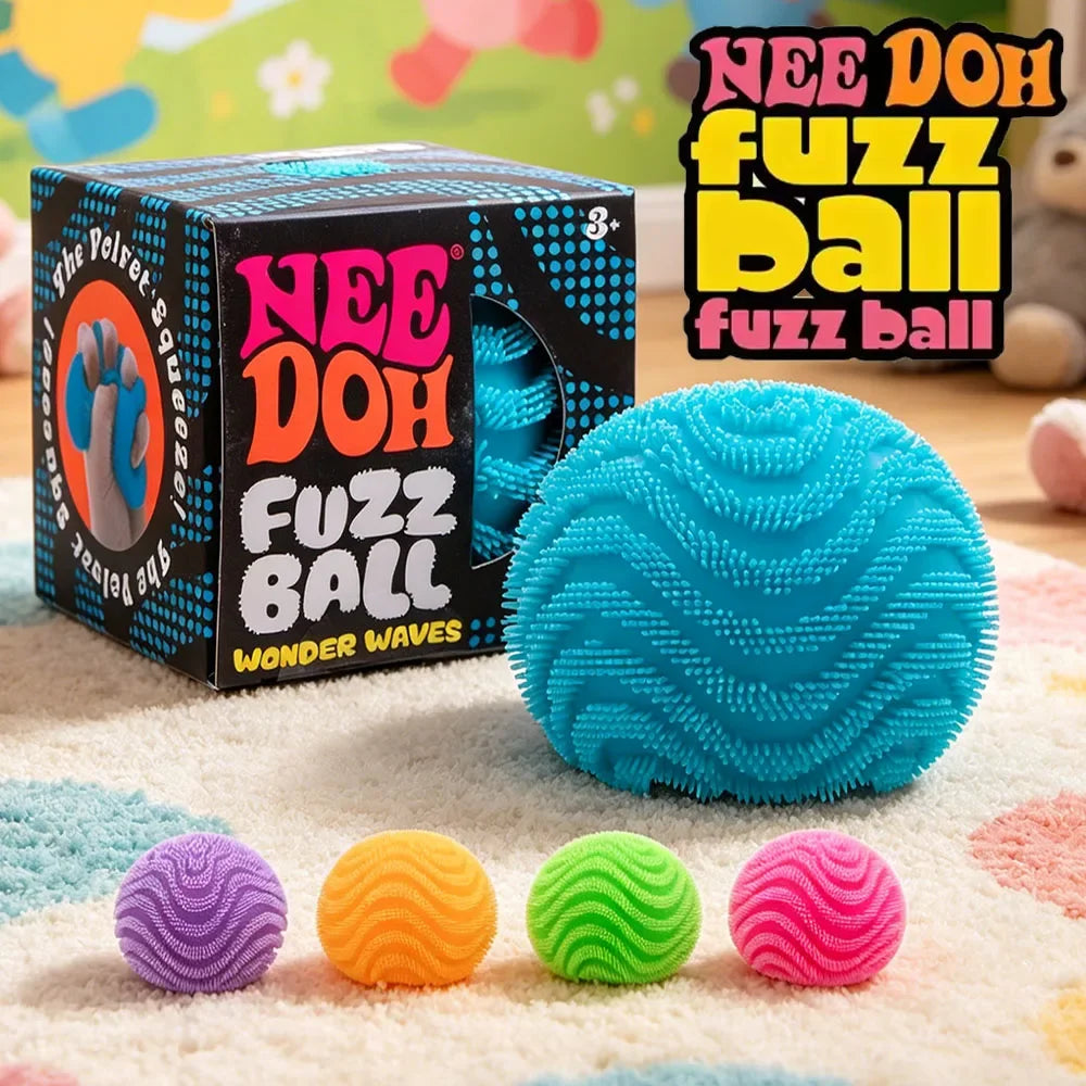 Nee Doh Fuzz Ball Blind Box Desktop Stress Relief Ornament Toy