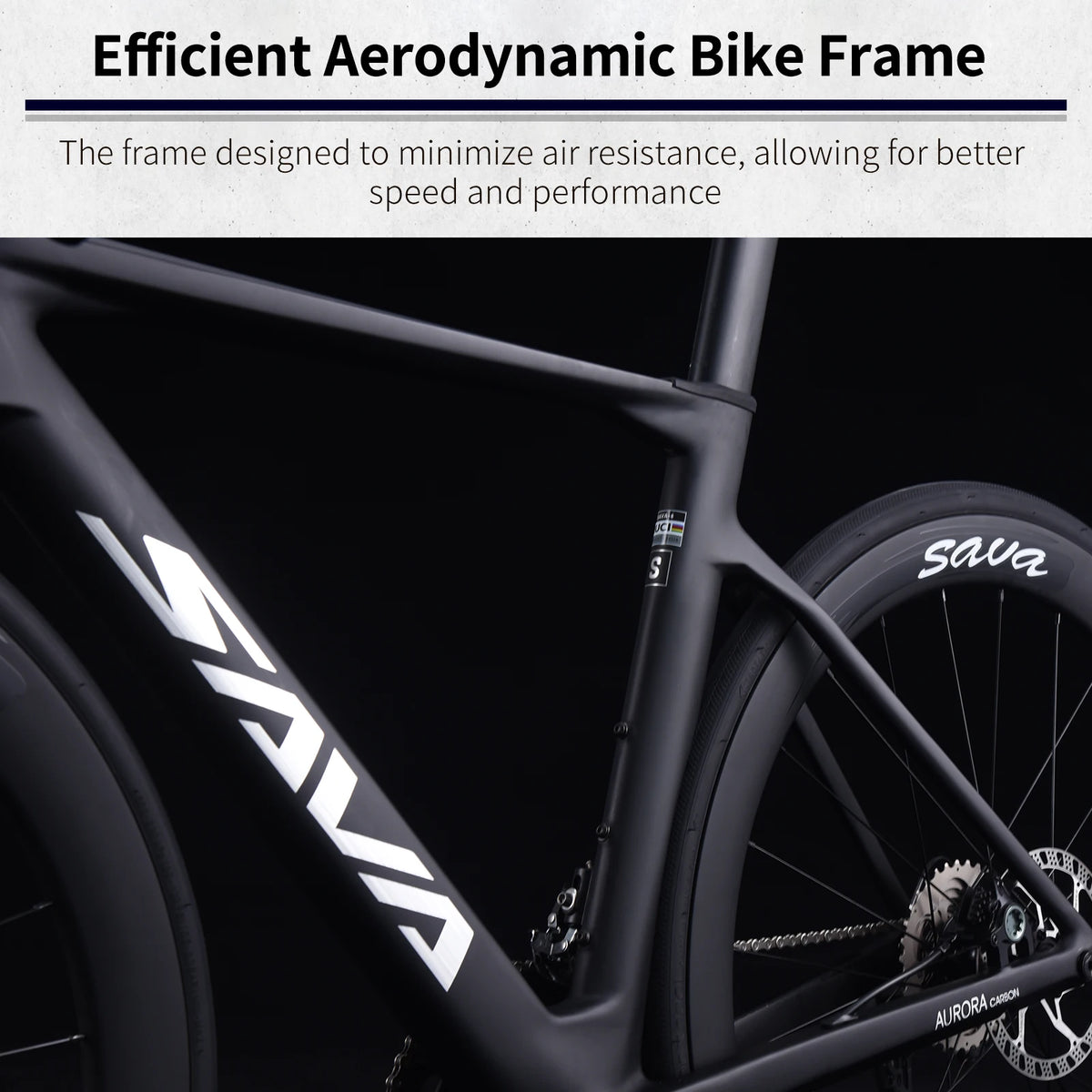 SAVA Carbon Fiber Road Bike With Shimano R7100 Components