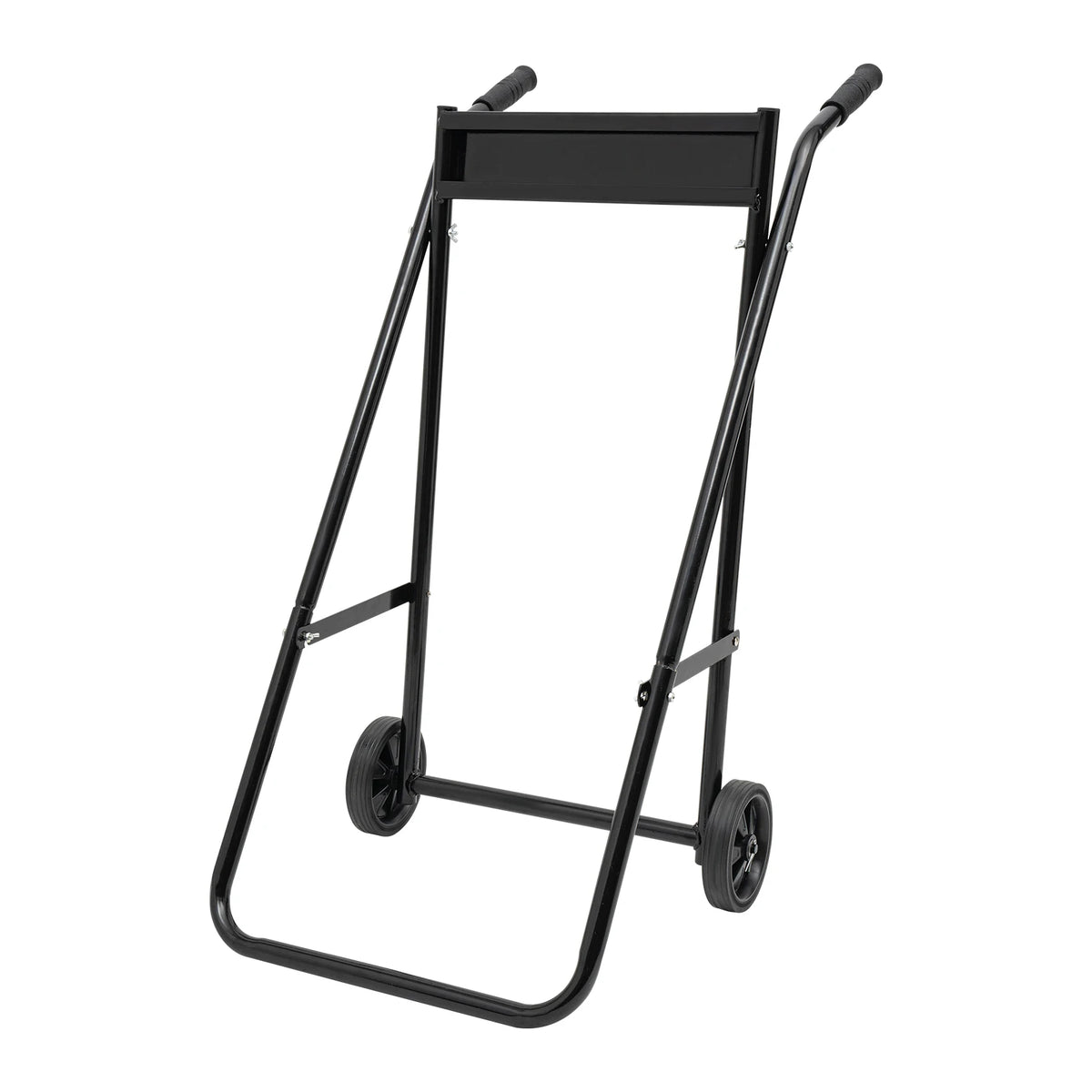 Flodable Outboard Boat Motor Stand Outboard Machine Trailer Boat Engine Cart, Cold Rolled Steel, Rustproof Sturdy Wheels Foldable Portable