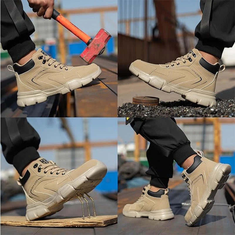 Water Repellent Anti Puncture Industrial Construction Safety Boots
