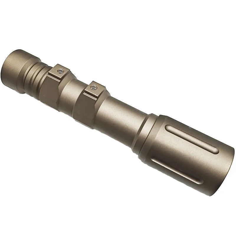 US Warehouse Tactical Metal V2 Flashlight High Power White LED 1000/1300lumens Airsoft Rifle AR15 Hunting Torch Scout Light