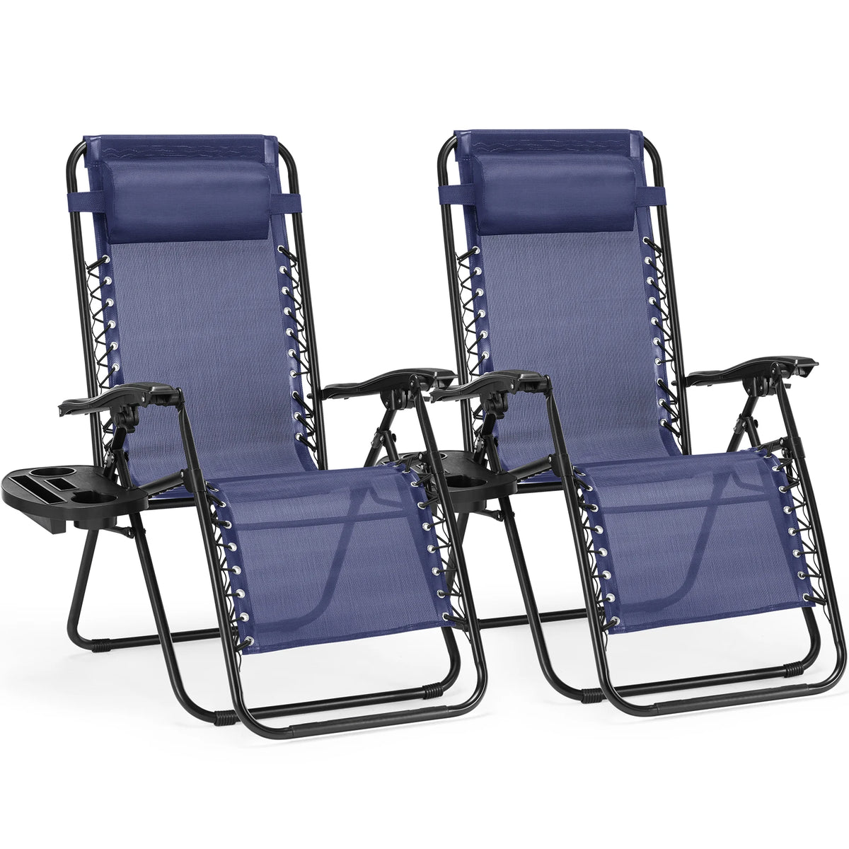 JHK Zero Gravity Recliner Lounge Chair With Adjustable Pillow