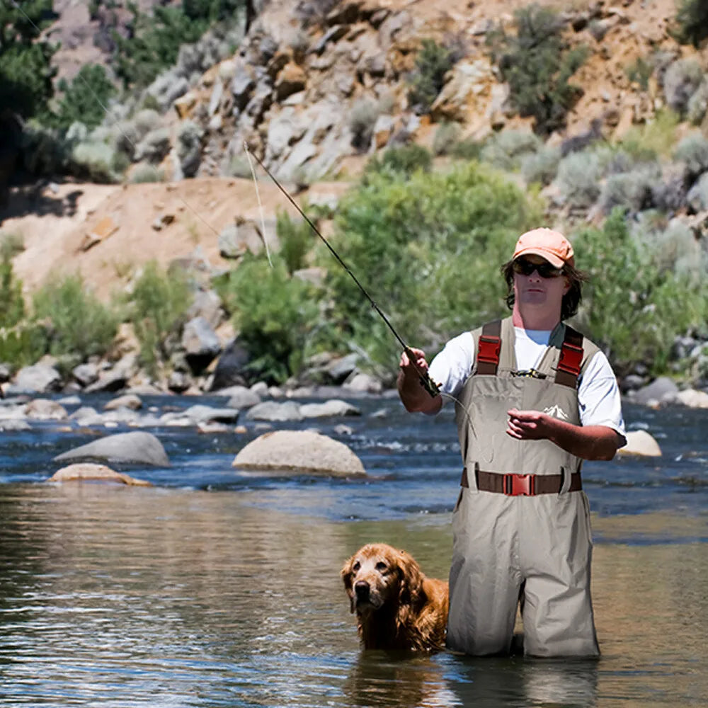 Night Cat Fly Fishing Chest Waders with Boots for Men Women, US Sizes 7.5-13 2-Ply Nylon/Pvc Waterproof Waders With Adjustable Belt