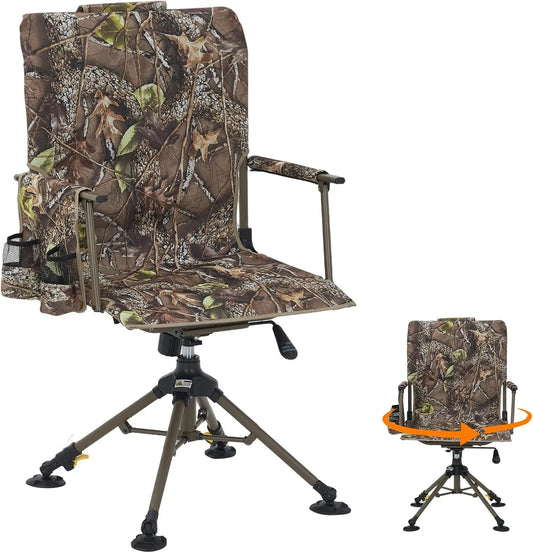 Studyset Silent 360 Swivel Portable Folding Hunting Chair