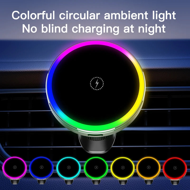 Charger Magnetic Car Vent Mount Wireless Fast Charging Phone Holder