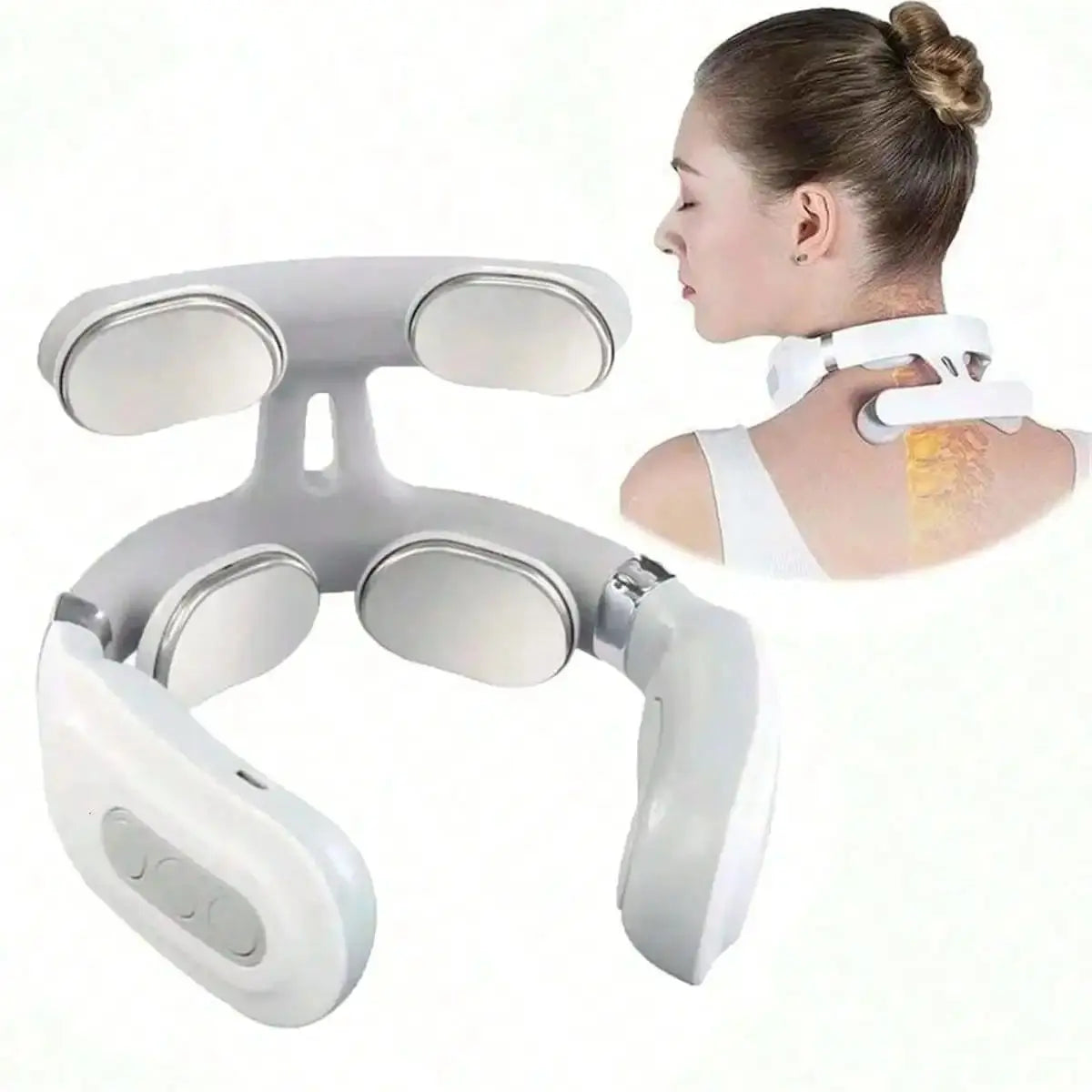 Portable Rechargeable Electric Neck And Shoulder Massager For Daily Relief
