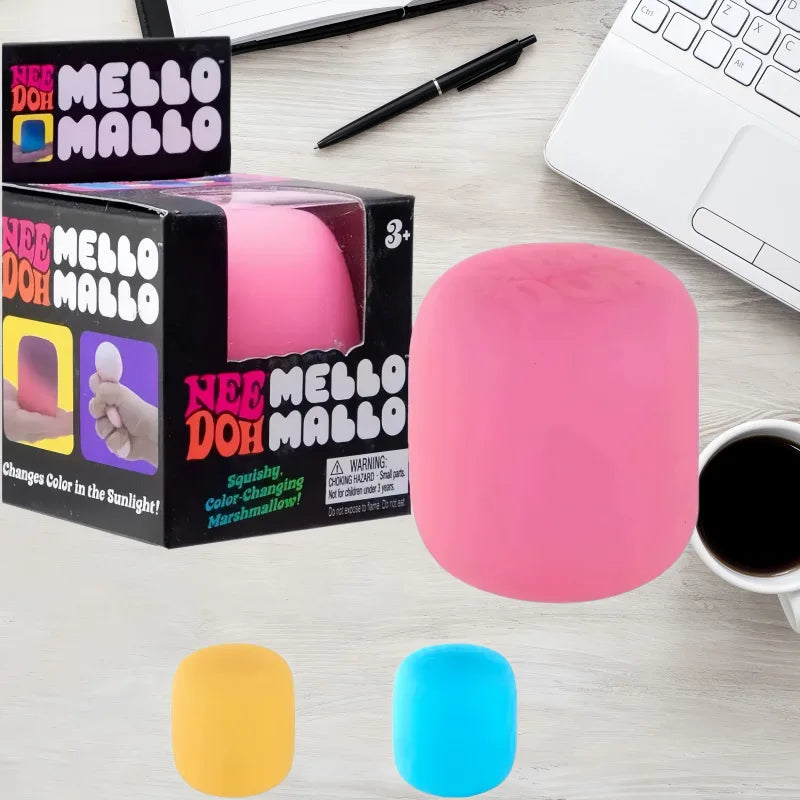 Soft Marshmallow Squishy Fidget Ball Stress Relief Sensory Toy