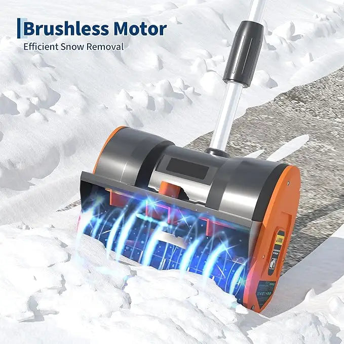 Electric Snow Blower With Brushless Motor For Driveway Clearing