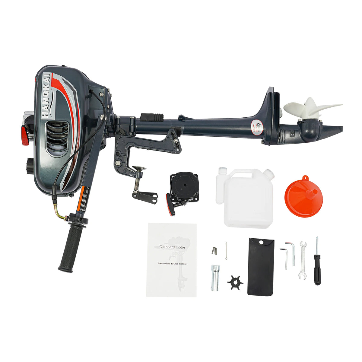 Bymaocar Two Stroke Outboard Motor With Manual Start