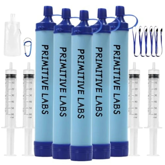 Emergency Water Filter Straw For Camping Hiking Travel Survival