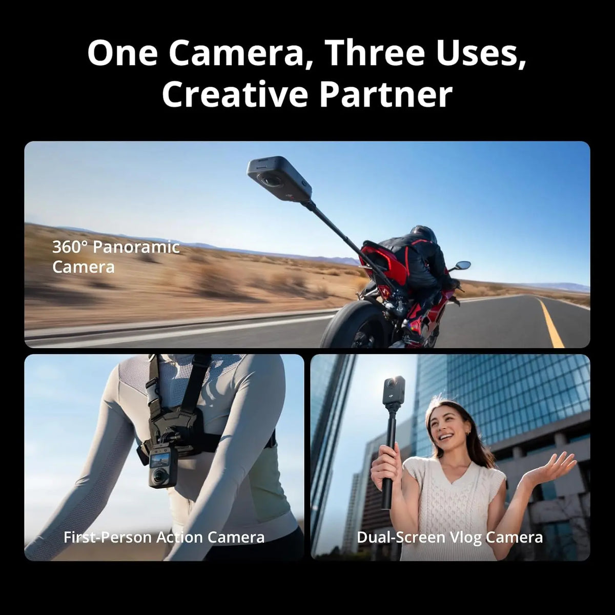 DJI Osmo 360 Camera With 8K Video And 120MP Photos