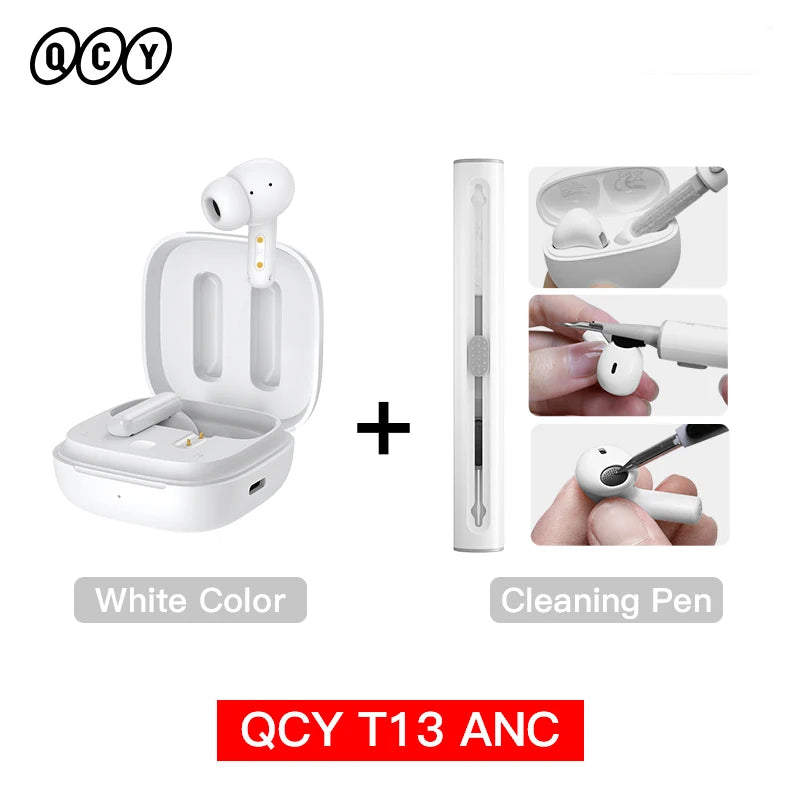 QCY T13 Wireless Earbuds Bluetooth 5.3 Active Noise Cancellation