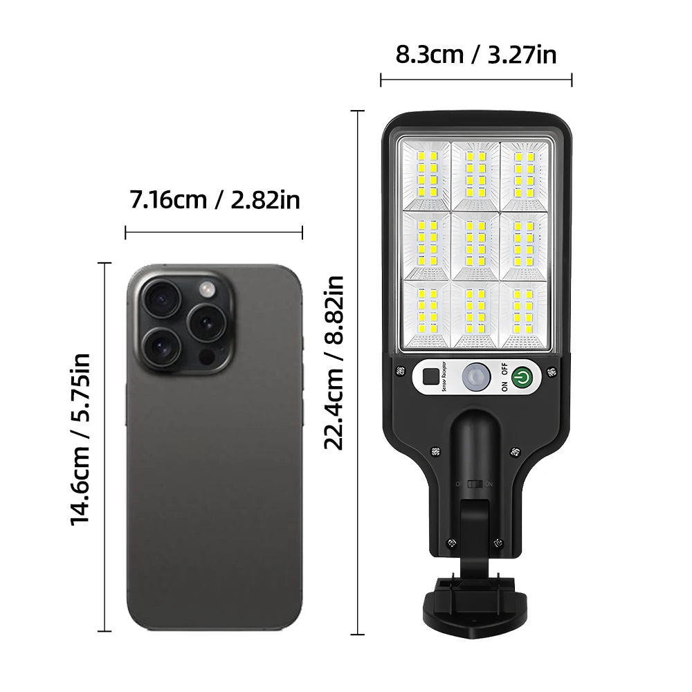 Outdoor Solar Motion Sensor Garden Lights for Courtyards and Garages