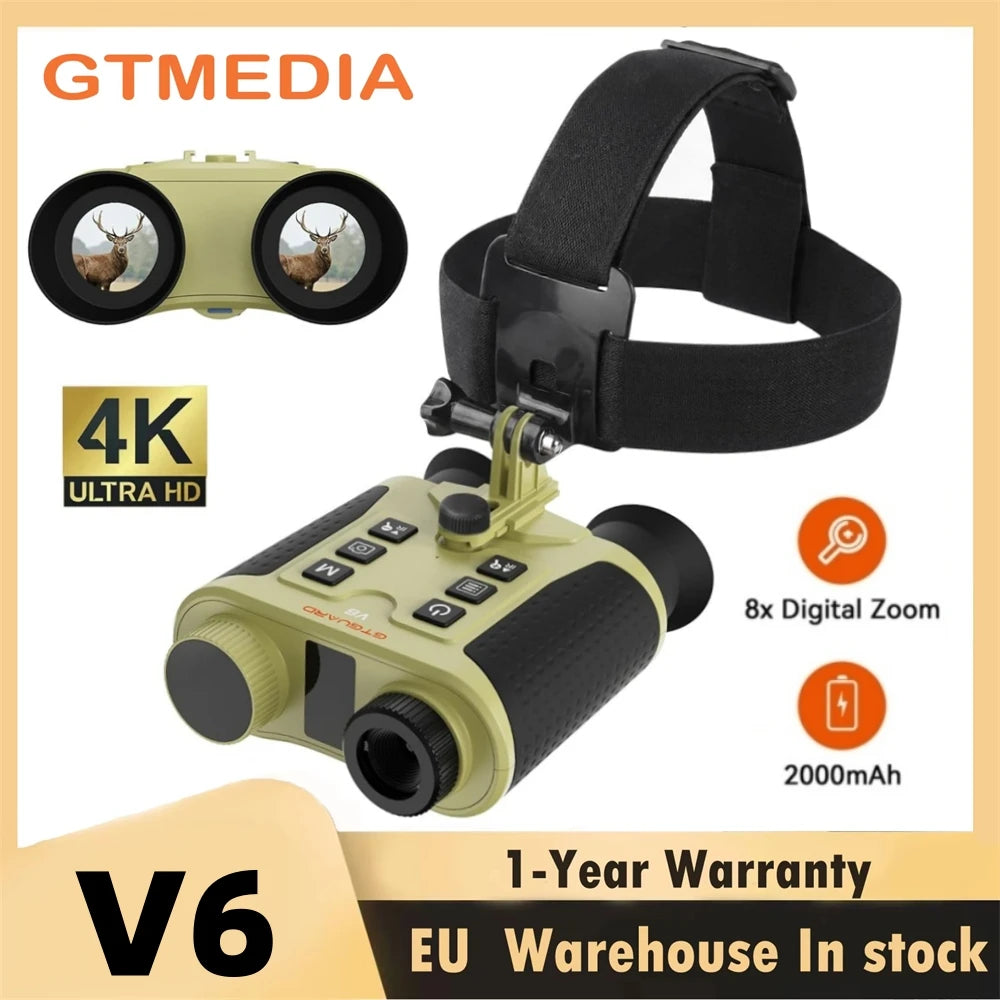 GTMEDIA V6 Infrared Night Vision Binoculars With 4K Recording