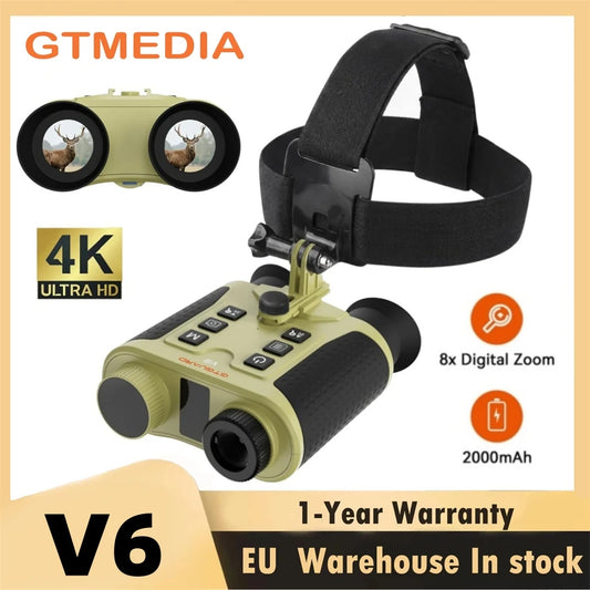 GTMEDIA V6 Infrared Night Vision Binoculars With 4K Recording