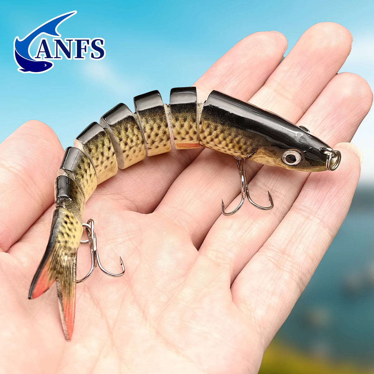 ANFS Jointed Sinking Swimbait Fishing Lures With Realistic Design