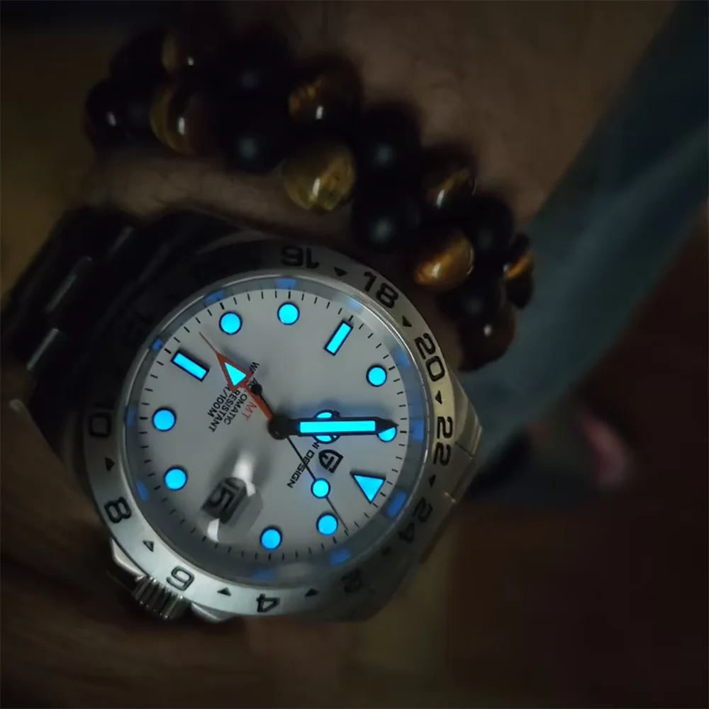 PAGANI DESIGN Automatic GMT Men's Watch With Sapphire Crystal