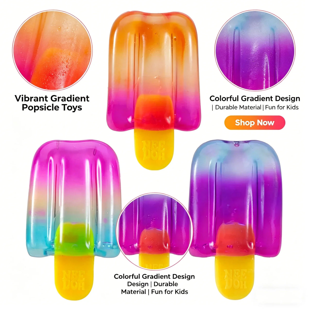 Slow Rebound Ice Cream Squishy Fidget Stress Relief Ball