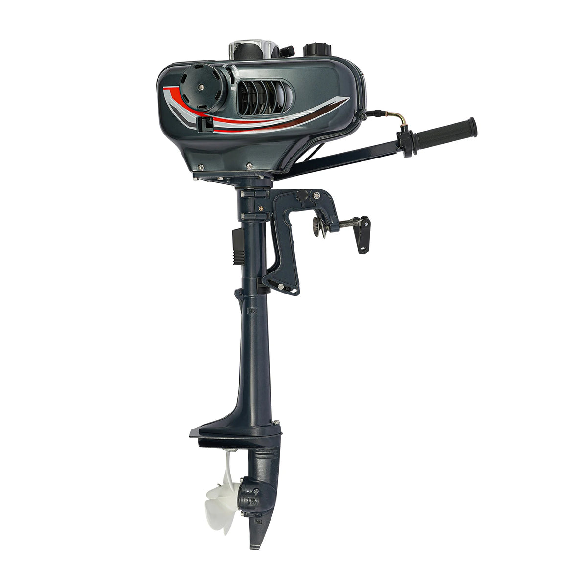 3.5Hp Outboard Motor – 2-Stroke – 5000Rpm – Cdi Ignition – 180 °   Steering – Aluminum Alloy – for Fishing Boat Speedboat – 9.8kg