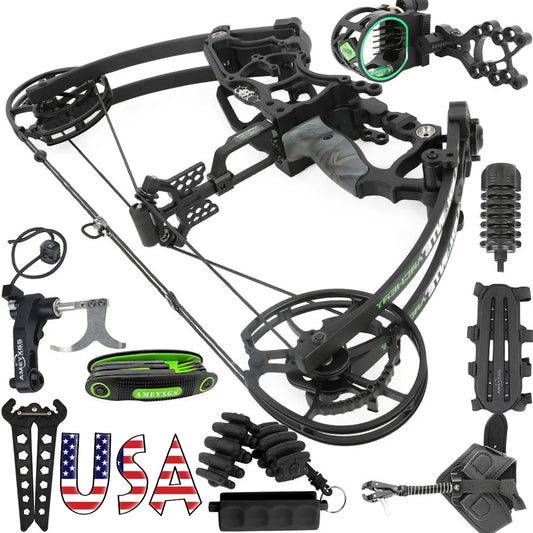 Adjustable Compound Bow Archery Set For Hunting And Target Shooting
