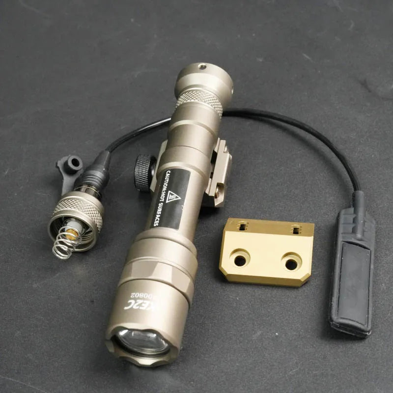 SF M600B M600C Tactical M600 M300 Surefi Flashlight M-system/20MM Rail Install Gun Light Airsoft Hunting Gear Lamp Set