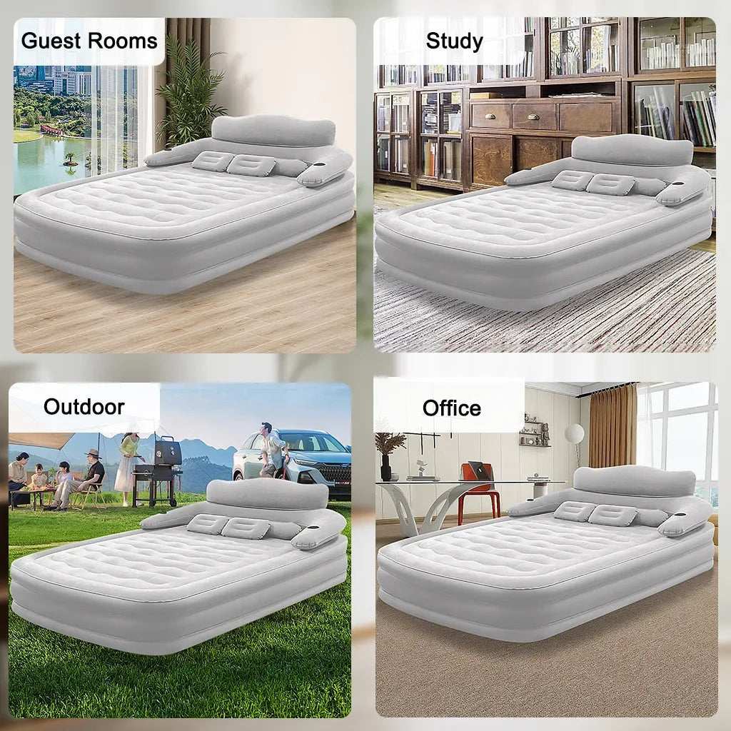 Automatic Inflatable Camping Mattress With Built In Fast Inflator Pump